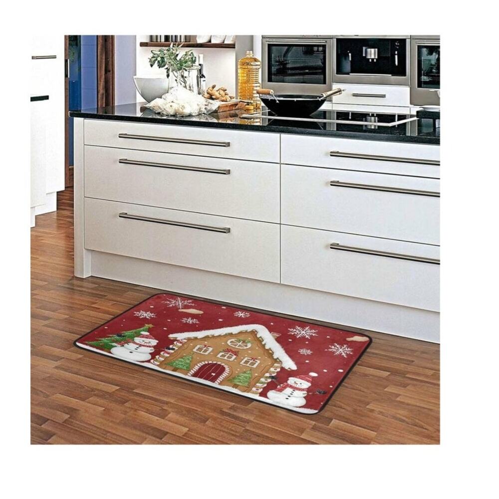Christmas Winter Kitchen Rug  20 X 39”